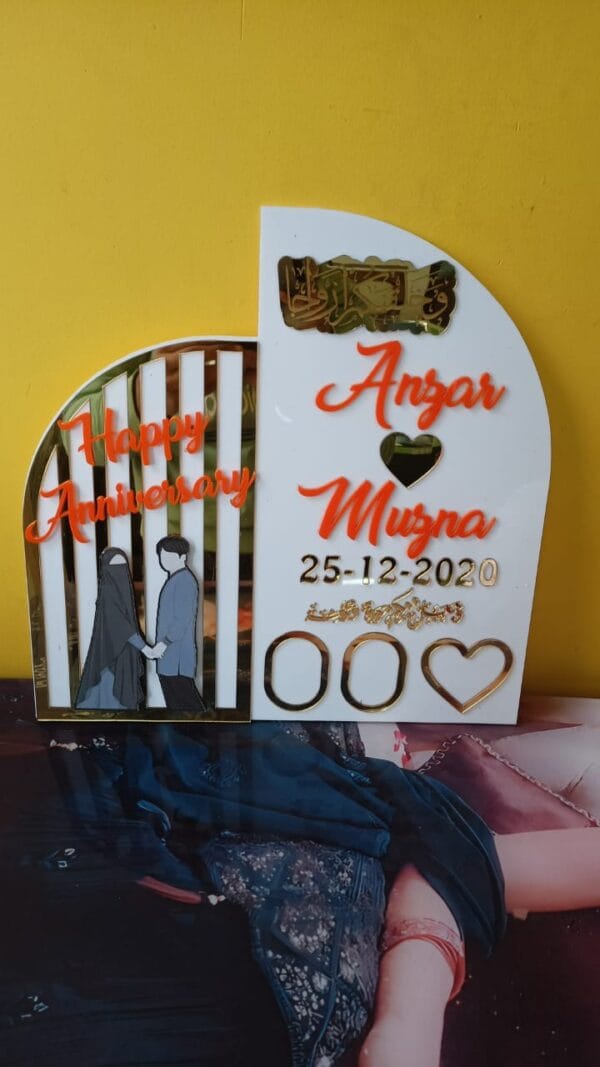 Acrylic wedding frame - Image 2