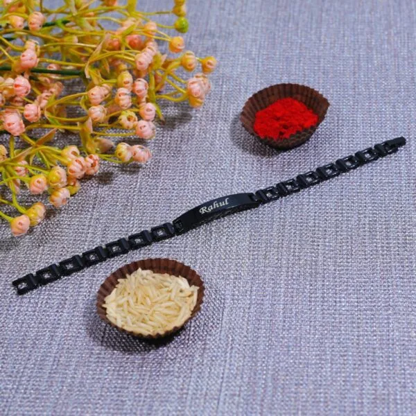 Customised Bracelet Rakhi - Image 2