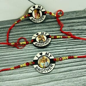 Customised Sublimation Photo Rakhi