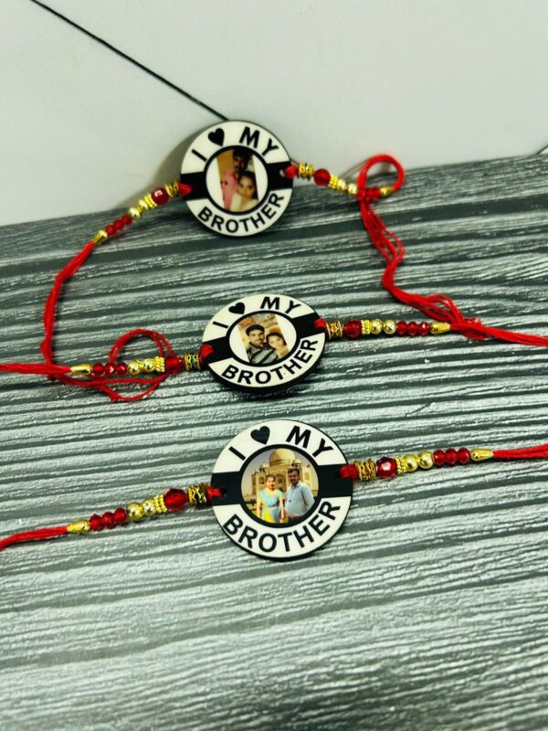 Customised Sublimation Photo Rakhi